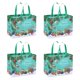 thumbnail image 1 of 4 bolsas de regalo de Navidad ligeras, reutilizables, creativas, para envolver y almacenar Verde hierba, 1 of 9