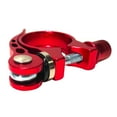 31.8mm Quick Release Bicycle Seat Post Clamp Aluminum Red Bike Seatpost