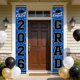 thumbnail image 5 of Pancarta de felicitación para la graduación de la promoción de 2026, letrero colgante para la puerta principal, decoración para la fiesta de graduación., 5 of 6