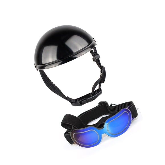 Greeniant Casco para perros gafas para gatos equipo de protección a prueba de golpes