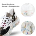 thumbnail image 7 of Grape Red Wine Walking Shoes for Men Woman Lightweight Tennis Fashion Elastic Sports Shoes Cushion Basketball Shoes, 7 of 7