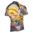 thumbnail image 2 of joogoo Magic Mushroom Forest Pattern Men's Cycling Jerseys Mountain Bike Short Sleeve Tops 2XL, 2 of 7