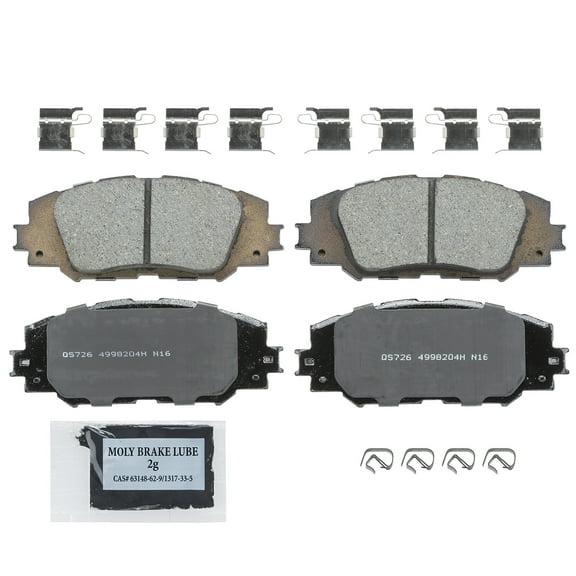 Wagner Brake QuickStop ZD1210A Ceramic Disc Brake Pad Set Fits select: 2014-2019 TOYOTA COROLLA