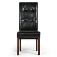 thumbnail image 5 of Simpli Home Cosmopolitan Parson Chair (Set of 2) in Midnight Black, 5 of 11