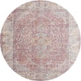 thumbnail image 1 of Ahgly Company Machine Washable Indoor Round Contemporary Desert Sand Beige Area Rugs, 4' Round, 1 of 7
