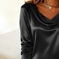 thumbnail image 6 of Delconic Stylish, Elegant, And Sophisticated Mid-length Long-sleeved Neck Dress For Women Black L, 6 of 8