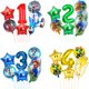 thumbnail image 2 of 6 piezas de decoración para fiesta de cumpleaños de Super Mario Brothers, muñeco de juego de dibujos animados Sonic Hedgehog, globo, suministros de juguetes para baby shower para niños, 2 of 5