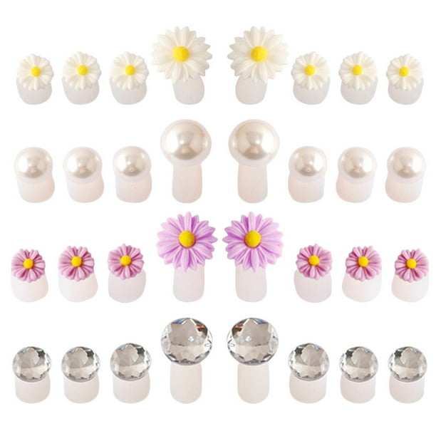 ColoMX 32pcs Separadores prácticos de los pies Separadores Convenientes Divisores de los pies del pie Dividores del dedo del pie del pie