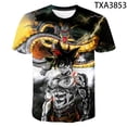 thumbnail image 2 of Camisetas con estampado 3D de Dragon Ball Z para niños, camiseta de manga corta con estampado de Son Goku Super Saiyan, ropa informal genial gym unisex, 2 of 2