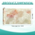 thumbnail image 2 of Uxcell Wood Grain Wallpaper Border 12" x 16.4ft Textured Frame Sticker, Yellow Pattern, 2 of 7