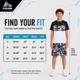 thumbnail image 7 of RBX Boys Athletic Outfit Lightweight Breathable Active Shirts and Basketball Shorts 3 Piece Set, 7 of 7