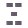 thumbnail image 3 of kurtrusly PVC Leaf Pattern Placemats Plate Mats Pad Place Mat Drink Cup Coasters Rectangle Insulation Kitchen Decor 45X30cm Taro Milk leaf 5Set, 3 of 6