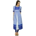 thumbnail image 3 of Bimba Kurta Designer Kurti Cotton Straight Blouse Indian Ethnic Wear, 3 of 8