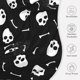thumbnail image 3 of Manta con temática de Halloween de calaveras: manta suave y acogedora, perfecta para descansar en esta temporada espeluznante, calavera y huesos, 40 x 50 pulgadas, 3 of 7
