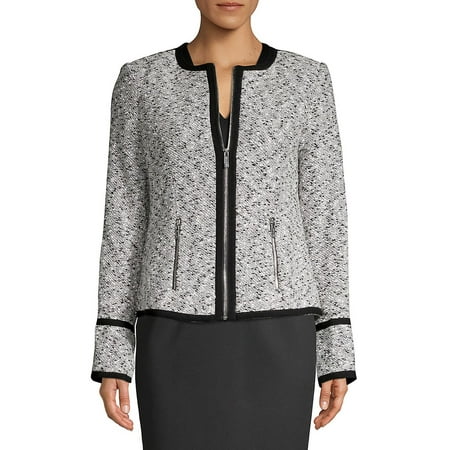Tweed Piped Jacket