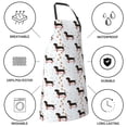 thumbnail image 5 of Kdxio Dachshund Dog Apron with Pockets Adjustable Kitchen Aprons for Men Women Waterproof Aprons for Cooking,Drawing,Crafting, Baking Household Cleaning, 5 of 8