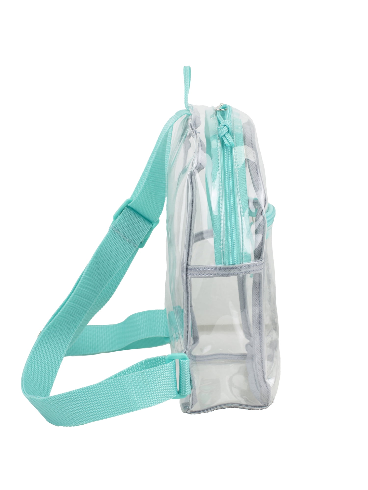 Eastsport Unisex Clear Mini Backpack, Turquoise