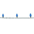 thumbnail image 4 of Northlight LED Faceted C9 Christmas Lights - Blue - 20.25' Green Wire - 50ct, 4 of 5