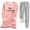 A-Gray, variant on Women's Plus Size Sweat Suit Set Thickened Insulation Round Neck Top and Pocket Pants