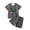 Grey, variant on Boys Dinosaur Print T Shirt and Shorts Outfits Set for Casual Wear and Sports Boys Sweat Suits 7-8 6-7 Years