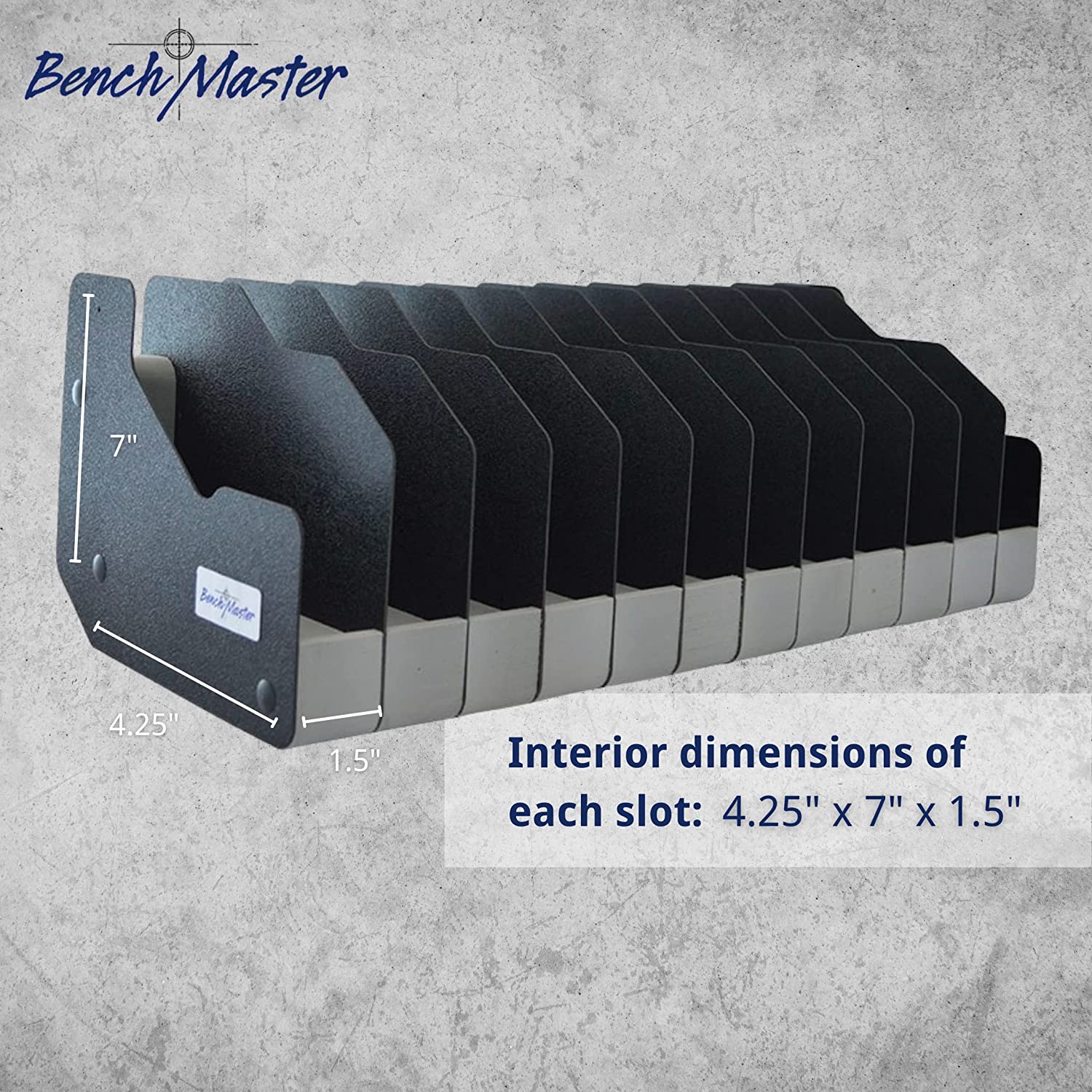 BenchMaster BMWRM112 WeaponRac Twelve Pistol Rack WeaponRac Twelve Pistol Rack