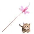 thumbnail image 1 of Varita para gato, libélula de plumas sintéticas, lentejuelas creativas, varita de juguete para gato, varita Teaser para gatito, 1 of 8