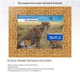 thumbnail image 2 of ArtToFrames 15x11.2 Inch - 28.5x38 CM Multi Puzzle Frame for 100 piece Puzzles.2.80 Inch Custom Wood Puzzle Frames, Antique Floral Gold - Comes with Regular Glass, 2 of 6