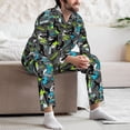 thumbnail image 7 of Kdxio sport sonw board Men’s Pajama Set Pajamas For Men 2 Piece PJ Set with Men Pajama Pants and Long Sleeve T-Shirt Lounge Set-Small, 7 of 7