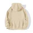 thumbnail image 4 of Beige Hoodies for Women's Long Sleeve New York Letter Printed Hoodie Hoodie Hoodie Fall Tops for Women 2025, 4 of 5