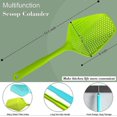 thumbnail image 2 of Large Scoop Colanders Strainers, 13.5\' Pasta Strainer, Spaghetti Spoon, Slotted Ladle for Draining Spaghetti, Noodles, Veggies, Boiled Eggs, Sturdy a, 2 of 5