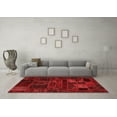 thumbnail image 3 of Ahgly Company Indoor Round Oriental Red Modern Area Rugs, 6' Round, 3 of 4
