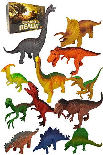 little plastic dinosaurs