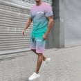 thumbnail image 2 of Playeras Estampadas Para Hombre, Camiseta Holgada Con Estampado De Letras De Ciudad Para Hombre, Conjunto De Ropa Deportiva De Verano, Ropa Deportiva Informal, 2 of 4