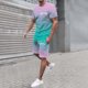 thumbnail image 2 of Playeras Estampadas Para Hombre, Camiseta Holgada Con Estampado De Letras De Ciudad Para Hombre, Conjunto De Ropa Deportiva De Verano, Ropa Deportiva Informal, 2 of 4