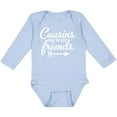 thumbnail image 3 of Inktastic Cousins Make the Best Friends with Arrow Boys or Girls Long Sleeve Baby Bodysuit, 3 of 5