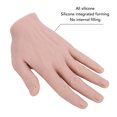 thumbnail image 4 of Silicone Prosthetic Hand Model, Silicone Male Hand Model for Painting Practice, Festival Props and Ring Display Touch, 4 of 7