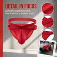 thumbnail image 5 of ZToonmas Men's Double Strap Low Rise Jockstrap Breathable Comfort Underwear for Workout Sport, 5 of 9