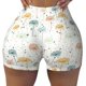 thumbnail image 2 of Fotbe Dandelion Shorts Sin Costuras – Shorts Deportivos de Cintura Alta para Mujer, Elásticos para Gimnasio, Yoga, Running o Ciclismo-Medium, 2 of 8