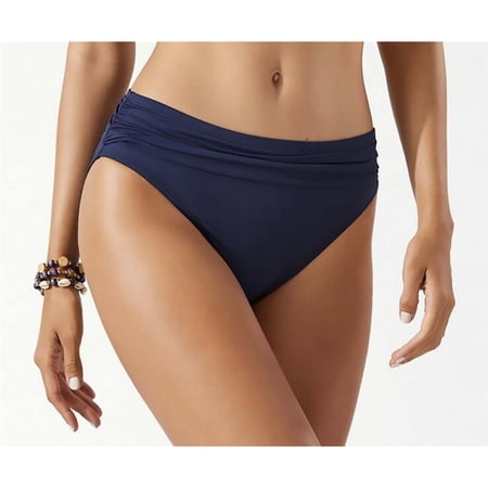 Tommy Bahama Women s Pearl High-Waist Hipster Bikini Bottom Mare Navy XS New with box/tags