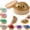 Gold, variant on Dumpling Squishy Mystery Box Squeeze Toy, Easter Squishy Dumpling Fidget Toy, Stress Relief Balls Sensory Toy (Purple)