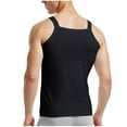 thumbnail image 4 of JIUKE Mens Tank Tops Sleeveless Shirt Square Neck Muscle workout Undershirts Base Layer Vests, 4 of 4
