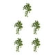 thumbnail image 3 of Plantas falsas de pared Cateissary Mini planta artificial hojas colgantes Verde, 3 of 6