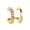 golden, variant on Gold / Silver Cartilage Helix Clip On Fake Piercing Women Ear Cuff •-silver