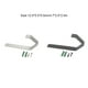 thumbnail image 4 of Accesorios de gancho de acero inoxidable, soportes colgantes universales profesionales, colgador de ropa, toallero, fijador, accesorio de soporte Almacenamiento y organización del hogar Negro Bewildely HA064512-02, 4 of 6