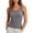 *Dark Gray, variant on Women's Scoop Neck Ribbed Sleeveless Tank Top, Slim Fitted Basic Layering Camisole Black,Women's Plus XXL