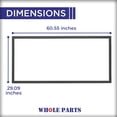 thumbnail image 2 of Whole Parts Refrigerator/Freezer Door Seal Gasket (Black) Part# 8210343 - Replacement & Compatible with Some Whirlpool Refrigerators, 2 of 7