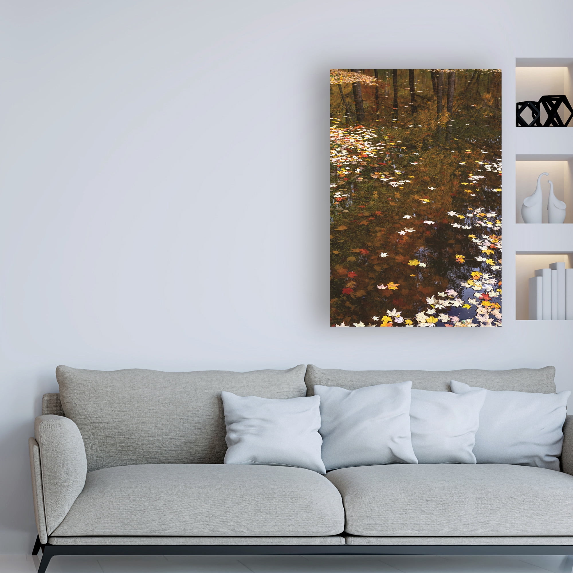 Trademark Fine Art 'November Reflections' Canvas Art by Kurt Shaffer Photographs