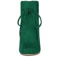thumbnail image 3 of Botines Allegra K con punta redonda y tacón grueso para mujer Verde 38, 3 of 7
