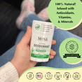 thumbnail image 3 of MONA All Natural Magnesium Deodorant For Women & Men | Bergamot and Lemon | For Sensitive Skin | No Baking Soda or Aluminum | (1.76 Oz), 3 of 7