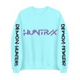 thumbnail image 4 of Pop cazadora para niña Demo-n Sweatshirt Hunters,Rumi,Mire Zoeyy Kids Long Sleeve Sweatshirt,HUNTR/X Print,Girls' Fashion Casual Long Sleeve Printed Crew Neck Sweatshirt Top, 4 of 4